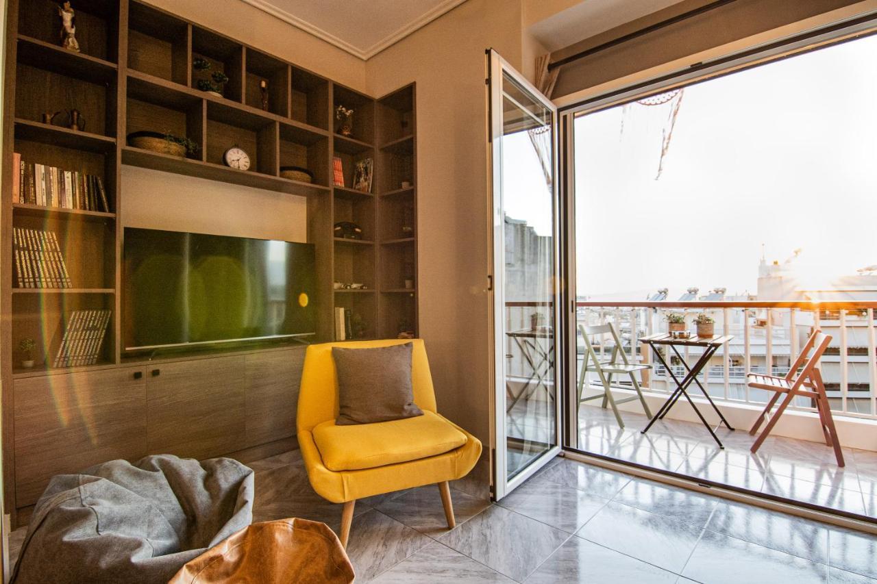 Vintage Apartment In Athens-Zografou Esterno foto