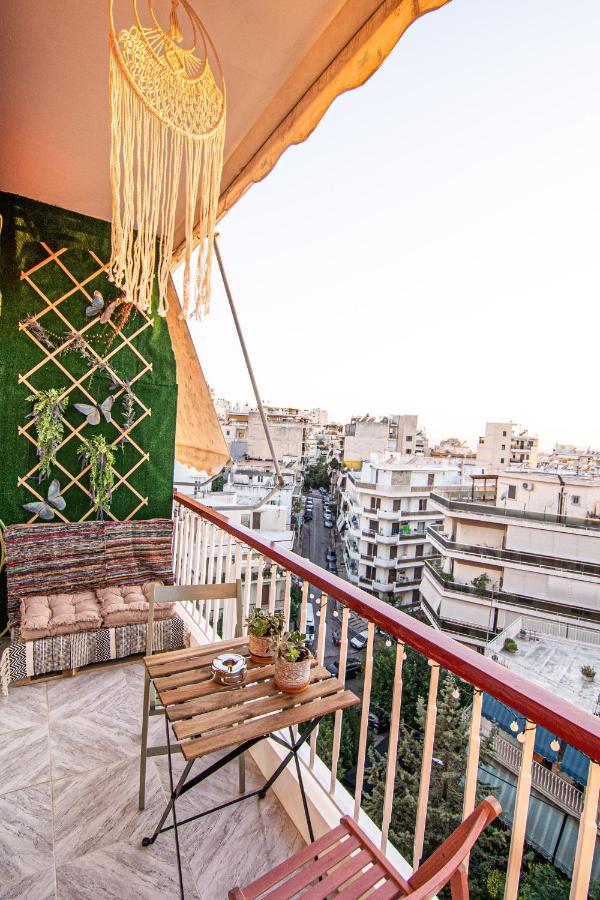 Vintage Apartment In Athens-Zografou Esterno foto