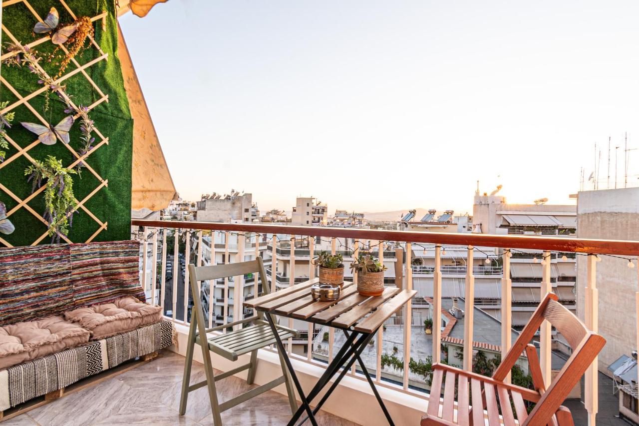 Vintage Apartment In Athens-Zografou Esterno foto